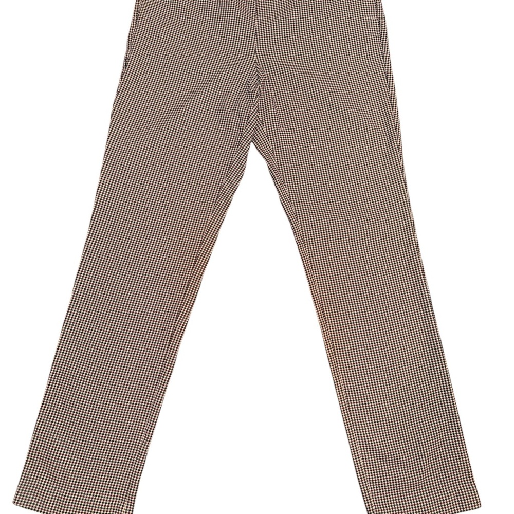 Liz Claiborne Women’s Black , Garnet and White Hounds Tooth Dress Pants
